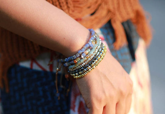 Egret Jewellery | About Stackable Bracelets | A guide to wearing bracelet stacks - Egret Jewellery