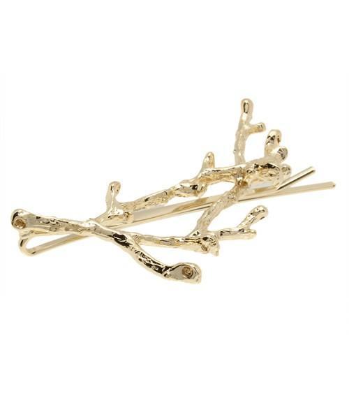 2pcs Branch Hairpin Hair Clip Accessories gold boho - Egret Jewellery
