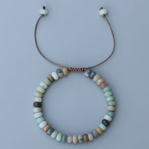 Natural Stone Amazonite Beaded Stacking Bracelet - Egret Jewellery