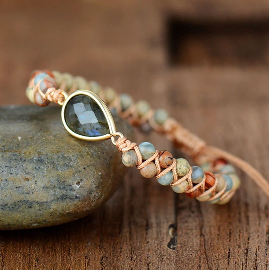 Jasper & Labradorite Stacking Bracelet – Egret Jewellery