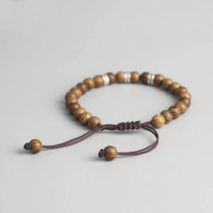 Natural Wooden Beaded Stacking Bracelet - Egret Jewellery