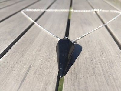 Onyx Crystal Healing Chakra Pendulum Necklace - Egret Jewellery