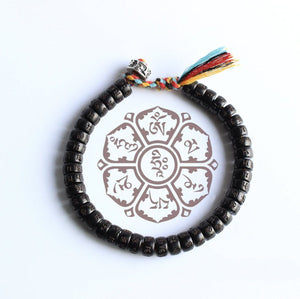 Tibetan Buddhist Hand braided Lucky knots bracelet Men's - Egret Jewellery