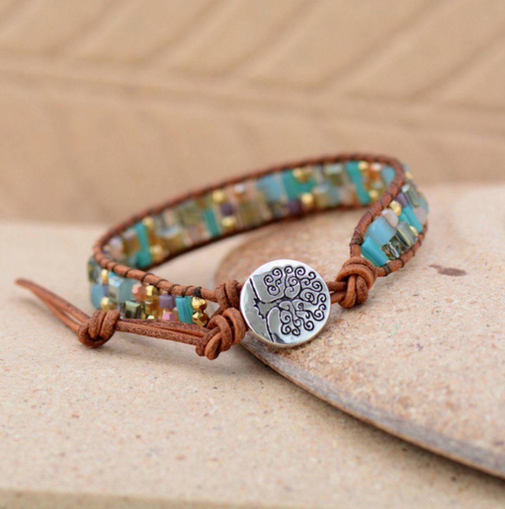 Tila Beads Beaded Stacking Friendship Bracelet - Egret Jewellery